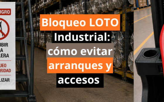 Bloqueo LOTO industrial: cómo evitar arranques y accesos accidentales