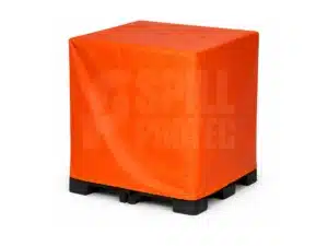 Cobertor de lona para ibc en uso cubierto totalmente