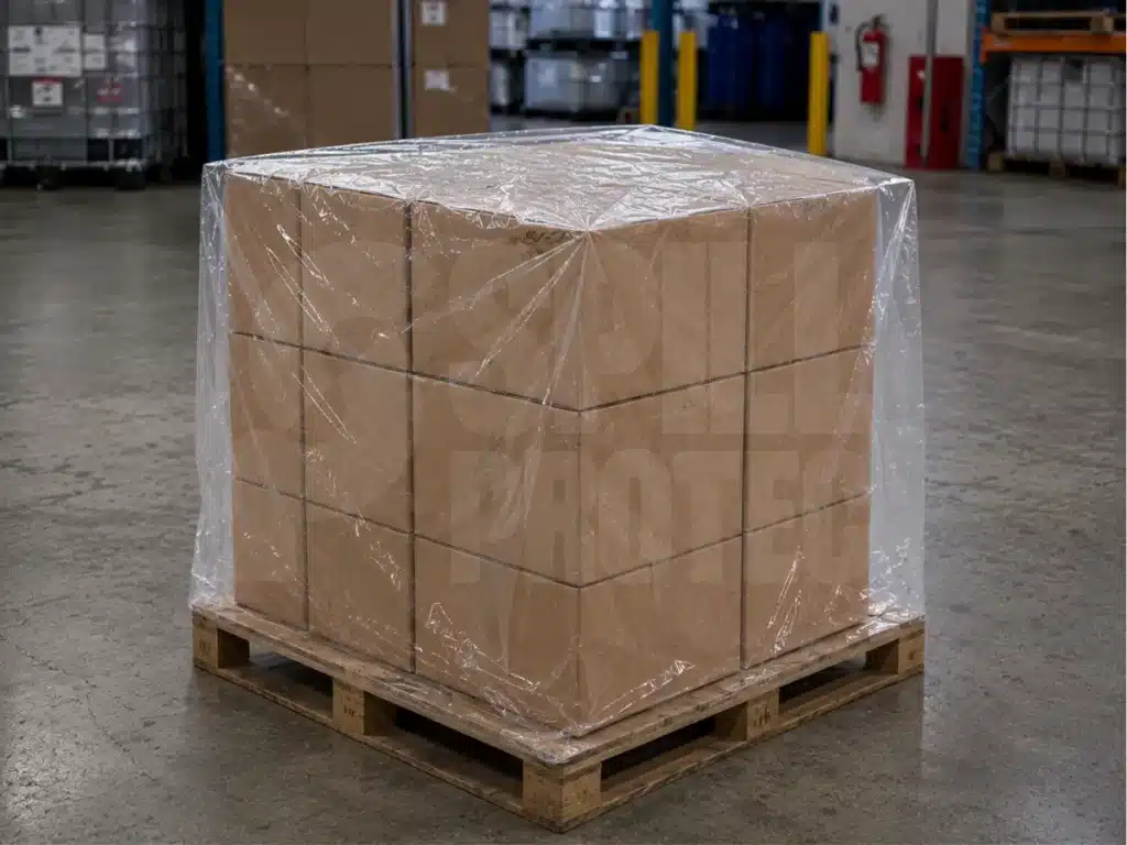 Cobertor de pvc cristal para pallets a medida