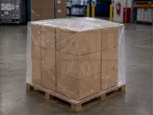Cobertor de pvc cristal para pallets a medida
