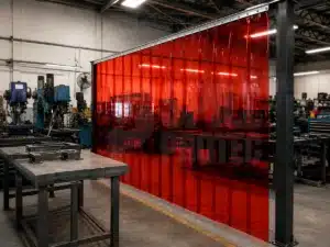 Cortina en bandas de pvc para soldadura