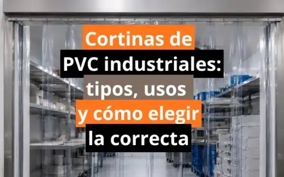Cortinas de PVC industriales: tipos, usos y cómo elegir la correcta